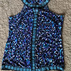 INC 1x sleeveless blouse